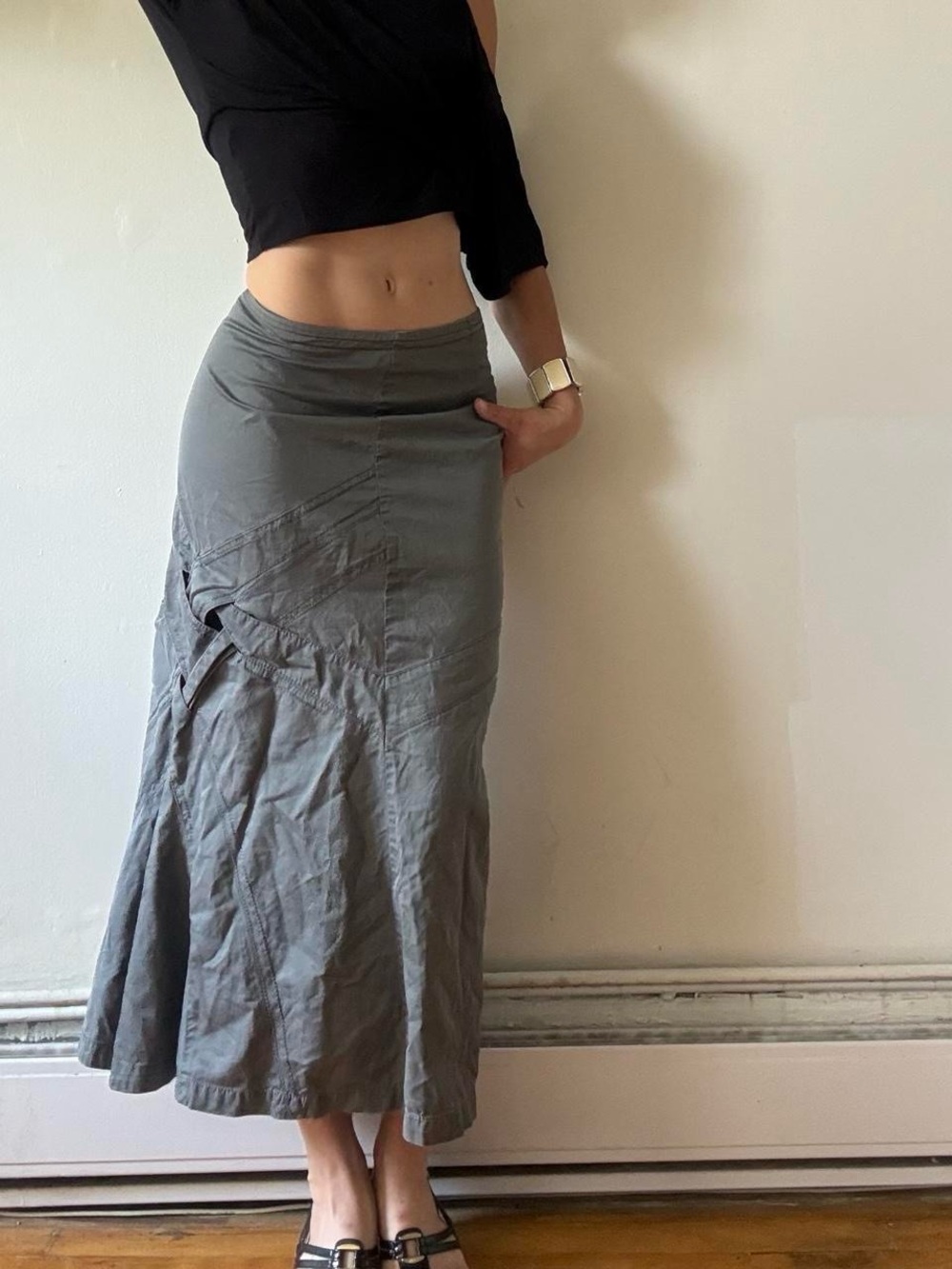 Y2K cargo maxi skirt— Sandwich